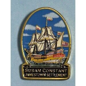 Susan Constant Sailing Ship ,Jamestown Settlement- Souvenir  Collectible Pin